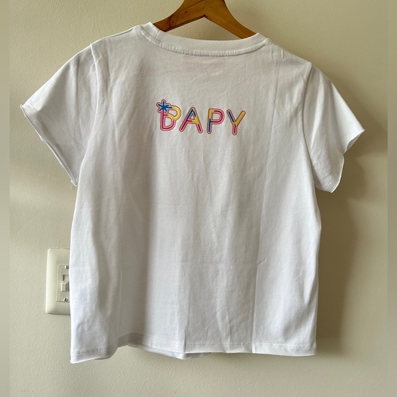 NWT BAPY by A Bathing Ape White Logo Tee | Size M | $129 Retail - Picture 4 of 7
